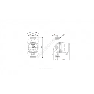 Насос циркуляционный с мокрым ротором ALPHA2 32-40 N PN10 1х230В/50 Гц Grundfos 99411432