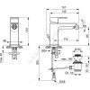 Смеситель для биде EDGE одноручный Ideal Standard A7118AA