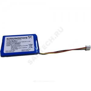 Батарея аккумуляторная Lithium lon 3,7V 1100mAh cpl. Grundfos 99499908