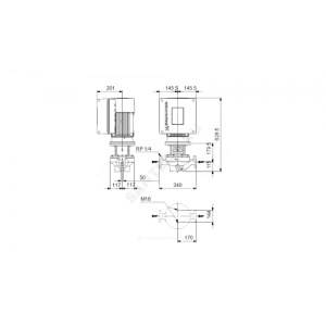 Насос ин-лайн с сухим ротором TPE 50-290/2-S A-F-A-BAQE 3х400В/50 Гц Grundfos 99114572