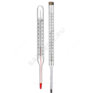 Термометр керосиновый прямой L=103мм 50С ТТЖ-М 240/103 Стеклоприбор