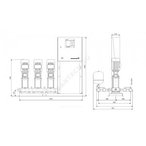 Установка повышения давления Hydro MPC-S 3 CR3-7 Grundfos 95044669