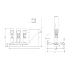 Установка повышения давления Hydro MPC-S 3 CR5-5 Grundfos 95044700