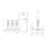 Установка повышения давления Hydro MPC-S 3 CR5-5 Grundfos 95044700