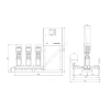 Установка повышения давления Hydro MPC-S 3 CR5-5 Grundfos 95044700