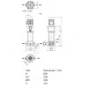Насос многоступенчатый вертикальный HELIX V 220-2/25/V/KS/400-50 PN25 3х400В/50 Гц Wilo 4161750