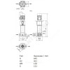 Насос многоступенчатый вертикальный HELIX V 220-2/25/V/KS/400-50 PN25 3х400В/50 Гц Wilo 4161750