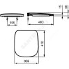 Сиденье для унитаза Esedra дюропласт микролифт Ideal Standard T318601