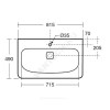 Умывальник мебельный TONIC II 80 Ideal Standard K083901