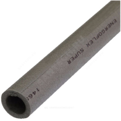 Трубка вспененный полиэтилен SUPER 18/13 L=2м Тмакс=95°C серый Energoflex EFXT018132SU
