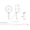 Термометр биметаллический радиальный Дк100 L=150мм G1/2" 160С БТ-52.211 Росма 00000002648