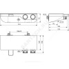 Смеситель для ванны с душем CERATHERM S200 термостат Ideal Standard A7330AA