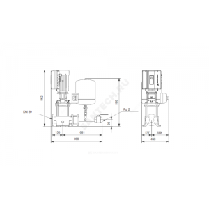 Установка повышения давления Hydro Solo E CRE 20-3 Grundfos 91048910