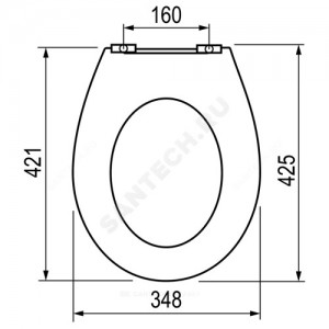 Сиденье для унитаза Victoria белое дюропласт Soft close Roca ZRU8013920