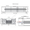 Конвектор внутрипольный WSK без решетки подключение - слева с торца Mohlenhoff WSK 260-140-2750