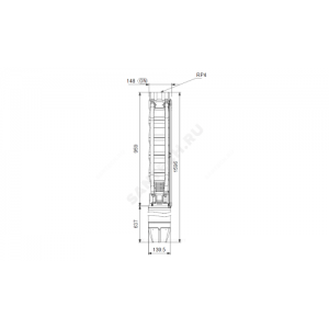 Насос скважинный SP 60- 6 Grundfos 14A01906