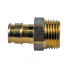 Муфта для PE-X латунь Дн 20х3/4" НР Q&E Uponor 1033438 (1008740)