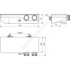 Смеситель для ванны с душем CERATHERM S200 термостат Ideal Standard A7329AA