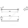 Полотенцедержатель IOM Square Ideal Standard E2197AA