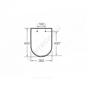 Сиденье для унитаза Meridian Soft close Roca 8012A2174