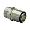 Муфта МП латунь пресс Дн 20х1/2" Ру10 НР S-PRESS PLUS Uponor 1070504