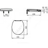 Сиденье для унитаза CONTOUR 21 синее Ideal Standard S405836.
