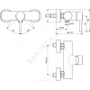 Смеситель для душа CERALINE одноручный Ideal Standard BC200XG