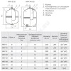 Бак расширительный мембранный WRV для отопления 30 л 5 бар impero 0-14-2008
