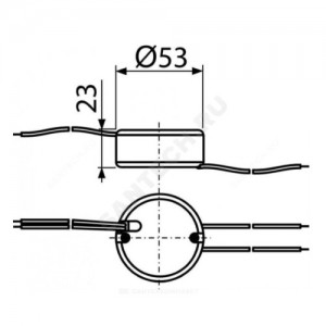 Блок питания для устройств сенсорного смыва 230V AC/12V DC/10W IP20 Alca Plast AEZ310