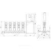 Установка повышения давления Hydro MPC-S 5 CR64-3-1 Grundfos 95044901