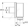 Смеситель для ванны с душем CERAFLEX одноручный Ideal Standard BC447AA