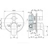 Смеситель для ванны с душем CERAFLEX одноручный Ideal Standard BC447AA
