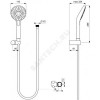 Смеситель для ванны с душем CERAFLEX одноручный Ideal Standard BC447AA
