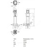 Насос многоступенчатый вертикальный HELIX FIRST V 231-5/30/E/KS/400-50 PN30 3х400В/50 Гц Wilo 4201069
