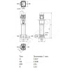 Насос многоступенчатый вертикальный HELIX FIRST V 231-5/30/E/KS/400-50 PN30 3х400В/50 Гц Wilo 4201069