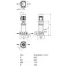 Насос многоступенчатый вертикальный HELIX FIRST V 231-5/30/E/KS/400-50 PN30 3х400В/50 Гц Wilo 4201069