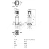 Насос многоступенчатый вертикальный HELIX FIRST V 231-5/30/E/KS/400-50 PN30 3х400В/50 Гц Wilo 4201069