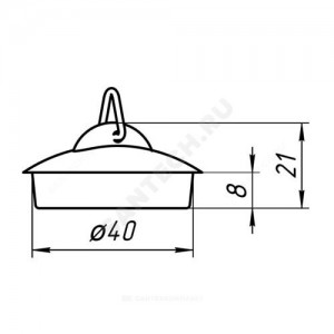 Пробка для сифона 1 1/2" АНИ Пласт M300