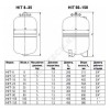 Бак расширительный мембранный HIT для отопления 35 л 5 бар Эван 104025