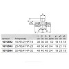 Тройник МП латунь пресс Дн 25х3/4"х25 НР S-PRESS PLUS Uponor 1070593 (1015038)