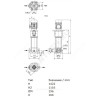 Насос многоступенчатый вертикальный HELIX V 426-1/25/E/KS/400-50 PN25 3х400В/50 Гц Wilo 4160546