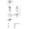 Насос многоступенчатый вертикальный HELIX V 426-1/25/E/KS/400-50 PN25 3х400В/50 Гц Wilo 4160546