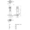 Насос многоступенчатый вертикальный HELIX V 426-1/25/E/KS/400-50 PN25 3х400В/50 Гц Wilo 4160546