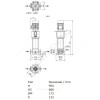 Насос многоступенчатый вертикальный HELIX V 426-1/25/E/KS/400-50 PN25 3х400В/50 Гц Wilo 4160546