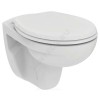 Унитаз подвесной EUROVIT дюропласт микролифт Rimless Ideal Standard K881201