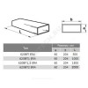 Воздуховод прямоугольный 60х204 L=2000мм ПВХ Эра 620ВП2