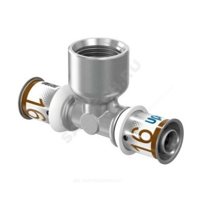 Тройник МП латунь пресс Дн 20х3/4"х20 ВР S-PRESS PLUS Uponor 1070597 (1014991)