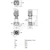 Насос многоступенчатый вертикальный HELIX FIRST V 5203/2-5/16/E/S/400-50 PN16 3х400В/50 Гц Wilo 4183426