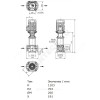 Насос многоступенчатый вертикальный HELIX FIRST V 5203/2-5/16/E/S/400-50 PN16 3х400В/50 Гц Wilo 4183426