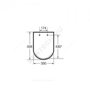 Сиденье для унитаза Debba Round supralit Soft close Roca 801B2200B